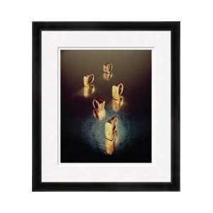 Five Rings From The Tomb Of Tutankhamun New Kingdom Framed Giclee 