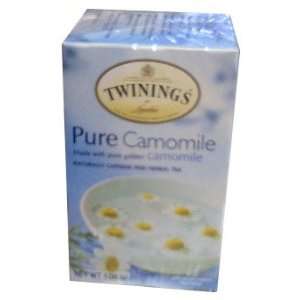 Twinings Pure Camomile Tea 1.06oz (30g)  Grocery & Gourmet 