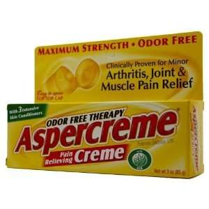   Odor Free Topical Analgesic Cream 3 oz.