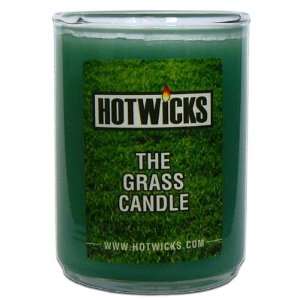 GRASS SCENTED CANDLE by HOTWICKS (Glass) 