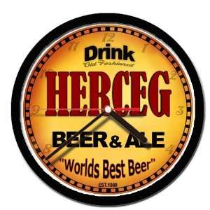  HERCEG beer and ale cerveza wall clock 