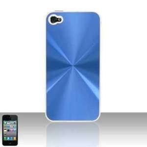 Blue Aluminum Metal Snap on Hard Skin Shell Protector Cover Case for 