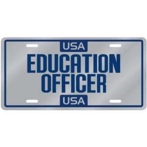  New  Usa Education Officer  License Plate Occupations 