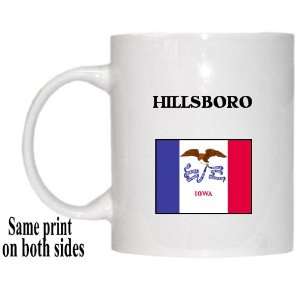  US State Flag   HILLSBORO, Iowa (IA) Mug 