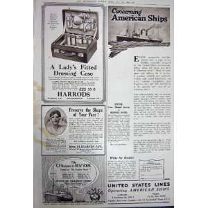  Advertisement 1922 Morny Corelli Harrods Ship America 