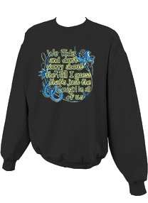   Worry About Fall Cowgirl In All of Us Horse Sweatshirt S  5x  
