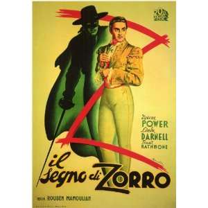  Movie Poster (11 x 17 Inches   28cm x 44cm) (1940) Style B  (Tyrone 