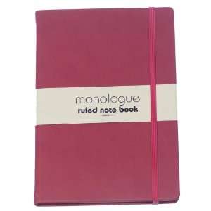  Grandluxe Pink Monologue Ruled Notebook, Medium, 3.5 x 5.5 
