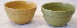   Beers Home Grown Signature Housewares Set of 2 Pottery Bowls  
