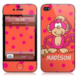  Hard Phone Cases   Hot Pink Monkey Cell Phones 