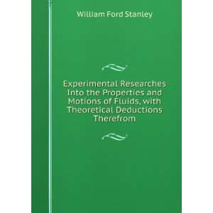   , with Theoretical Deductions Therefrom William Ford Stanley Books