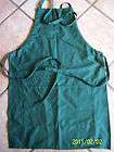 Piece Solid Dark Green Adjustable Large Apron by TansClub®.  