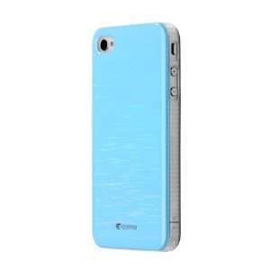   for iPhone 4 / 4S (Linear Hologram, Blue) Cell Phones & Accessories