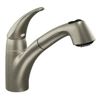 Moen 7560C Extensa One Handle Low Arc Pullout Kitchen Faucet, Chrome 