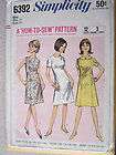 VINTAGE 70S SIMPLICITY how to sew DRESS UNCUT 9849 34  