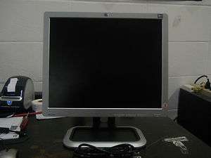 HP L1710 17 LCD Monitor   Black & Silver *AS IS* 883585359653  