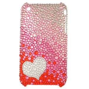  Swarovski Crystal iPhone 4G Case Soaring Heart Pink 