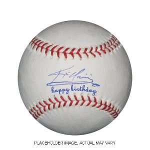  Autographed Kevin Youkilis MLB Baseball Inscribed Happy 