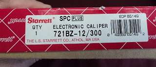 STARRETT SPC PLUS ELECTRONIC CALIPER M/N 721BZ 12/300  