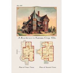   Residence in Kansas City, Missouri 24X36 Giclee Paper