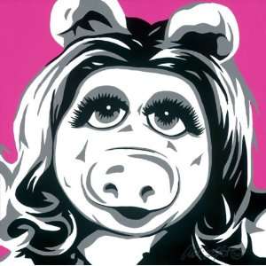 Miss Piggy   Disney Fine Art Giclee by Allison Lefcort
