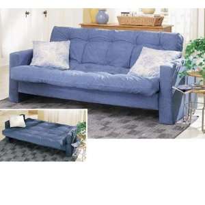  Upholstered Futon and Pillow Set