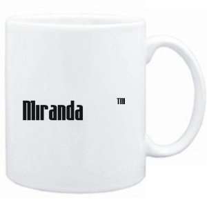  Mug White  Miranda TM  Last Names