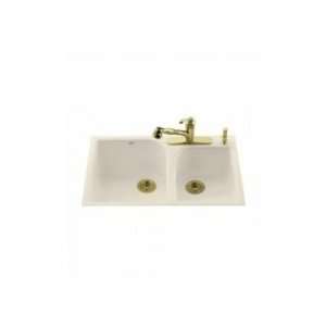    In Kitchen Sink w/Four Hole Faucet Drilling K 5931 4 58 Thunder Grey