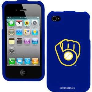  MLB Milwaukee Brewers Hard iPhone 4 Snap Case   Royal Blue 