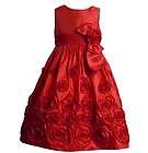 new girls bonnie jean sz 4 red taffeta dress birthday p $ 42 95 time 