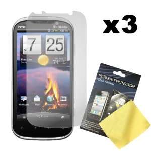   Wireless Three LCD Screen Guards / Protectors / Films for HTC Amaze 4G