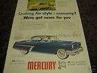 1952 Green Mercury Car Looking for Style Economy Ad