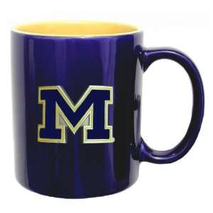  Michigan 2 Tone Coffee Mug Blue/Yellow