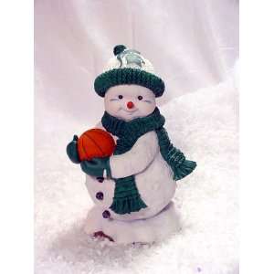 Michigan State Spartans Porcelain Snowman Basketball Henry  