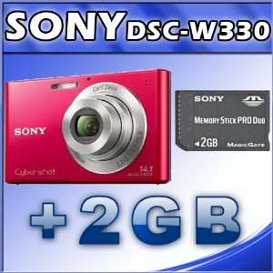  Sony DSC W330 14.1MP Digital Camera with 4x Wide Angle 