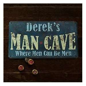  Man Cave Rustic Metal Sign