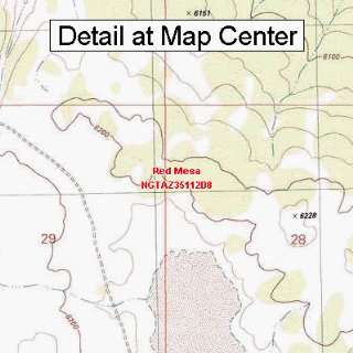   Map   Red Mesa, Arizona (Folded/Waterproof)