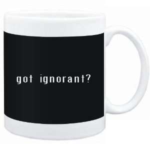  Mug Black  Got ignorant?  Adjetives