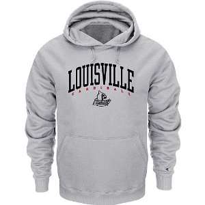  Louisville Cardinals Grey Champion Powerblend® Hood 