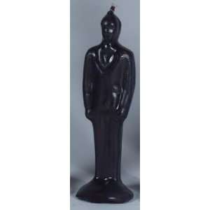  Man Figurine Candle  Black 7 