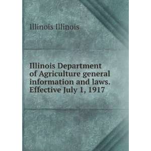  Illinois Department of Agriculture general information and 