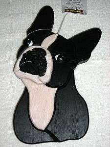 Dog (Intarsia) Wooden Plaque(Var.Breeds)~Ret. $100~NEW  
