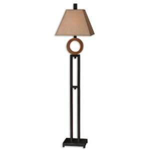 Uttermost 69 Inch Denton Lamp In Wood Veneer Finished A Light Cherry 