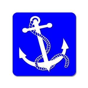  Boat Anchor and Rope   Window Bumper Sticker Automotive