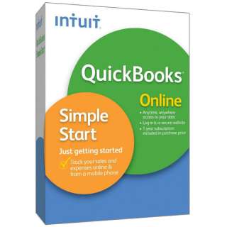 New Intuit QuickBooks Online Simple Start [Boxed CD]  