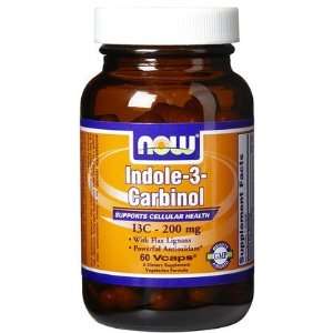  NOW Foods   Indole 3 Carbinol 200 mg 60 vcaps (Pack of 2 