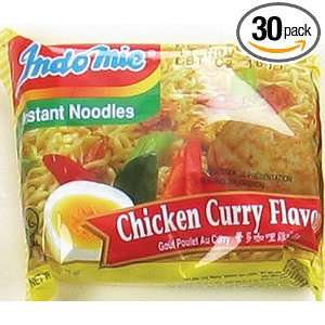 Indomie Instant Noodles, Chicken Curry Flavor, 2.82 Ounce (Pack of 30)
