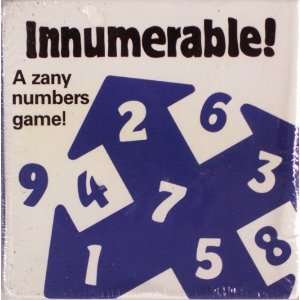  INNUMERABLE   A Zany Numbers Game Toys & Games