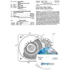    NEW Patent CD for COILABLE RULE LOCKING MECHANISM 