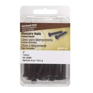  10 each Hillman Masonry Nails With Fluted Shank (42060 
